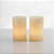 2 Vela De Led + 2 Vela Luminária 8x8x10cm Em Parafina Decoração - Imagem 3
