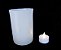 2 Vela De Led + 2 Vela Luminária 8x8x10cm Em Parafina Decoração - Imagem 5