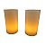 2 Velas De Led + 2 Luminárias 8x15cm De Parafina Decoração - Imagem 1