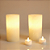 2 Velas De Led + 2 Luminárias 8x15cm De Parafina Decoração - Imagem 3