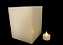 1 Luminárias 12x12x15cm + 1 Vela De LED Decoração Casamento - Imagem 1