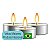 Kit 50 Velas  Rechaud Decoração Casamento Lâmparina  Atacado - Imagem 1