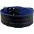 Cinturão Couro Ecológico MT preto com azul - Imagem 2