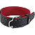 Cinturão Couro Legitimo Preto com Vermelho - Imagem 3