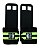 Grip com Munhequeira Preto com Verde - Imagem 1