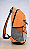 Mochila tipo Gymbag Syntrax - laranja e preta - Imagem 2