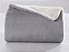 Cobertor Sherpa Casal 220 x 235cm Cinza Cromo Hedrons - Imagem 1