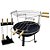 Confrateira ZZONN CF560 – 3 em 1: Churrasqueira Gourmet, Lareira Externa e Cooler de Bebidas - Imagem 1