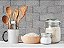Revestimento Ecológico Wallbricks - Linha Wall Granulato - Cor Grigio - Caixa com 1,0m² - Imagem 3