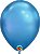 Balão Latex Round 11  Chrome Azul - Imagem 1