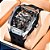 Pagani Design Skeleton 42mm  PD-YS018 Vidro safira caixa inox pvd automático Importado - Imagem 9