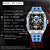 Pagani Design Skeleton 42mm  PD-YS018 Vidro safira caixa inox pvd automático Importado - Imagem 21