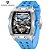 Pagani Design Skeleton 42mm  PD-YS018 Vidro safira caixa inox pvd automático Importado - Imagem 15