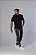 CALÇA SKINNY C/ ELASTANO PRETA E FAIXA LATERAL - Imagem 3