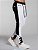 CALÇA SKINNY C/ ELASTANO PRETA E BRANCA - Imagem 2