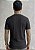 CAMISETA VISCOSE C/ ELASTANO TEXTURADA PRETA - Imagem 3