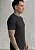 CAMISETA VISCOSE C/ ELASTANO TEXTURADA PRETA - Imagem 2