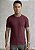 CAMISETA VISCOSE C/ ELASTANO TEXTURADA VINHO - Imagem 1