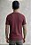 CAMISETA VISCOSE C/ ELASTANO TEXTURADA VINHO - Imagem 3