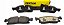 Pastilhas Freio Dianteiro Mercedes Benz Ml 350 Gle 350 400 - Imagem 1