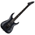 Guitarra Esp Ltd Deluxe Mh-1000 Evertune See Thru Black Nova - Imagem 3