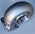 Caixa Quente Garrett 757707-0003 T4 1.28a/r Gt/gtx42r V-band - Imagem 3