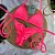 Cortininha e Empina Bumbum Rosa Neon - Imagem 1