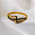 Anel Elegante Cravejado Dourado. Cód.: 0031D - Imagem 2
