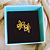 Anel Flores Dourado - Imagem 3