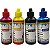 100ml de Tinta HP Corante para Impressoras Cartuchos Bulk Ink Recarga Universal P/ Todos Modelos PRETO / AZUL / MAGENTA / AMARELO / LIGHTS - Imagem 1