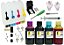 Kit Bulk Ink HP P/ Impressoras + Snap Fill + Verruma + 400ml Tintas (100ml de cada cor) 92 93 21 22 122 664 662 901 60 XL HP 2546 1516 3516 2136 1115 2576 3775 3776 5775 - Imagem 1