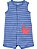 Romper Carter's Azul Listrado Siri - Imagem 1