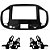 Moldura Painel Fiat Uno Vivace 2015 A 2017 2 Din Black Piano - Imagem 4