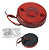 Lanterna Lateral 3 Led Bivolt Vermelha 65mm Universal - Imagem 1