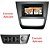 Moldura do Painel 2 Din Gol Voyage Saveiro G6 2013 a 2016 Preto Fosco ou Prata - Imagem 2