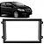 Moldura do Painel 2 Din Cobalt 11 a 17 Prisma 13 a 17 Onix Spin 12 a 17 Preto Encaixe Sob Medida - Imagem 3