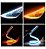 Fita de LED DRL Dual Color Universal 3000K 6000K 12V 6,8W Farol e Seta Luz Diurna Daylight 60cm MARCA ASX - Imagem 3