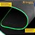 Mousepad Gamer Bright, LED, Grande 800x300mm, Carregador Sem Fio, Borda Costurada, Preto - MP001 - Imagem 5