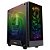 Gabinete Gamer Gamemax Kreator, Mid Tower, Vidro Temprado, ARGB, Sem Fonte, Sem Fan, Preto - Imagem 1
