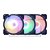 Kit Fan com 3 Unidades K-Mex Super Storm AK-AAE1, ARGB Rainbow, 120mm, Preto - Imagem 6