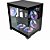 Gabinete Gamer K-Mex Space Aqua CG-10KN, Mini Tower, Vidro Temperado, Sem Fonte, Sem Fan, Preto - Imagem 2