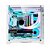 Gabinete Gamer K-Mex Space Aqua CG-W1KN, Mid Tower, Vidro Temperado, Sem fonte, Sem Fan, Branco - Imagem 2