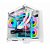 Gabinete Gamer K-Mex Space Aqua CG-W1KN, Mid Tower, Vidro Temperado, Sem fonte, Sem Fan, Branco - Imagem 1