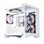 Gabinete Gamer K-Mex Space Aqua CG-W1KN, Mid Tower, Vidro Temperado, Sem fonte, Sem Fan, Branco - Imagem 4