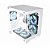 Gabinete Gamer K-Mex Space Aqua CG-W1KN, Mid Tower, Vidro Temperado, Sem fonte, Sem Fan, Branco - Imagem 3