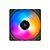 Cooler para Gabinete DeepCool RF120 FS, LED Rainbow, 120mm, Preto - Imagem 1