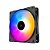 Cooler para Gabinete DeepCool RF120 FS, LED Rainbow, 120mm, Preto - Imagem 2