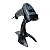 Leitor de Codigo de Barras Area Imager Elgin BR520 2D QR Code USB Preto com Pedestal - Imagem 1