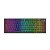 Teclado Mecânico Gamer New Hero Warlock, RGB, Switch Blue, ABNT2, USB, Preto - Imagem 1