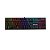 Teclado Mecânico Gamer New Hero Prisma, RGB, Switch Blue, ABNT2, USB, Preto - Imagem 1